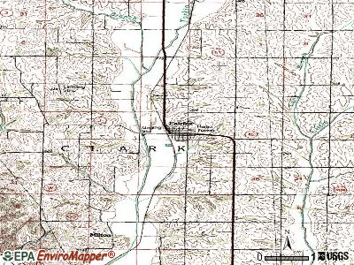 Fairfax topographic map