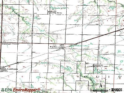 Farber topographic map
