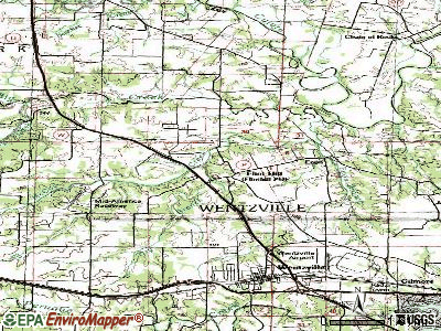 Flint Hill topographic map