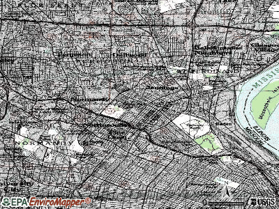 Flordell Hills topographic map