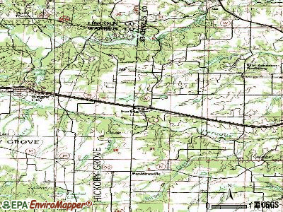 Foristell topographic map
