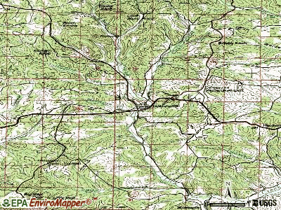 Gainesville topographic map