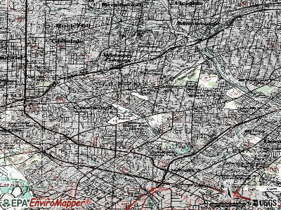 Grantwood Village topographic map