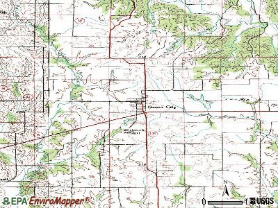 Green City topographic map