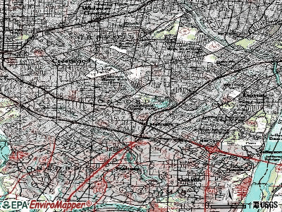Green Park topographic map
