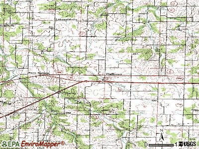 Gunn City topographic map