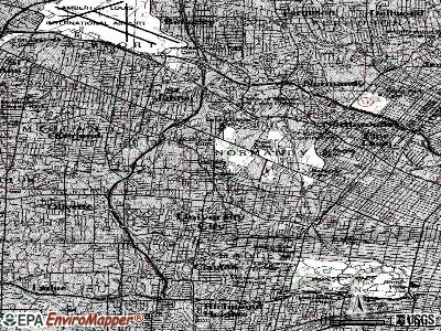Hanley Hills topographic map