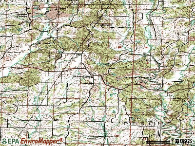 Harrisburg topographic map