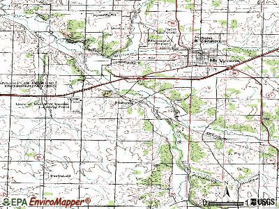 Hoberg topographic map