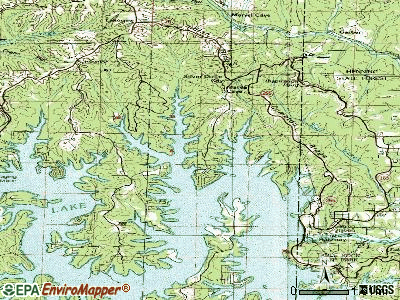 Indian Point topographic map