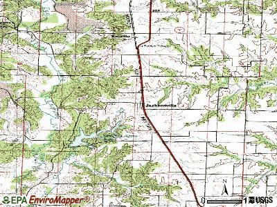 Jacksonville topographic map