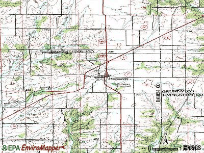 Jamesport topographic map