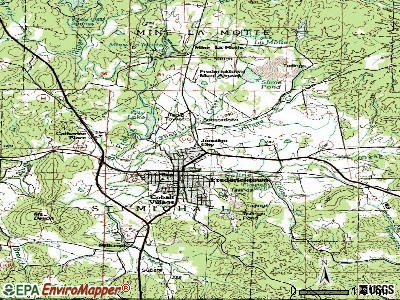 Junction City topographic map