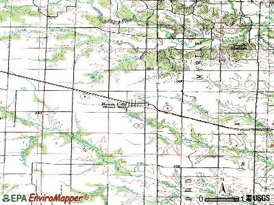 Knox City topographic map