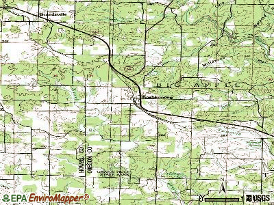 Koshkonong topographic map