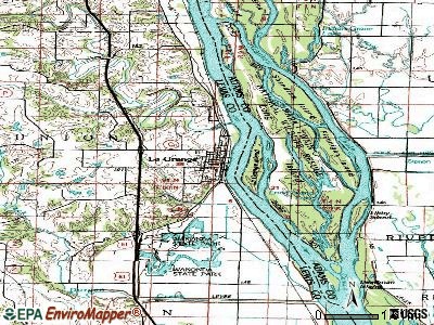 La Grange topographic map