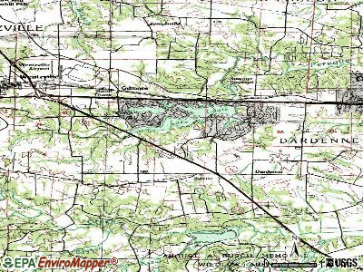 Lake St. Louis topographic map