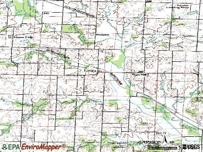 La Tour topographic map