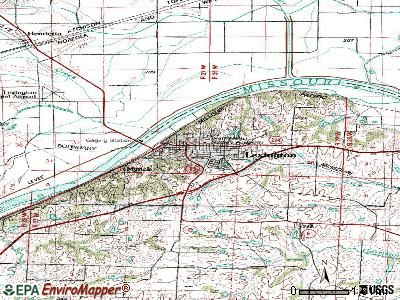 Levasy topographic map