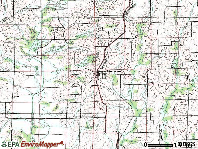 Linneus topographic map