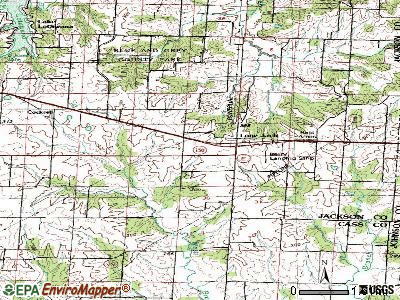 Lone Jack topographic map