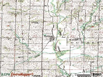 Maitland topographic map