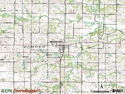 Maysville topographic map