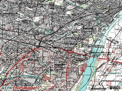 Mehlville topographic map