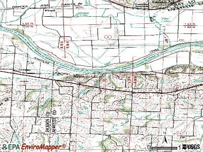 Napoleon topographic map