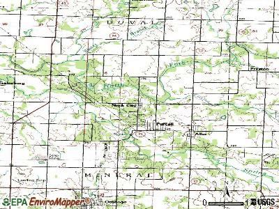Neck City topographic map
