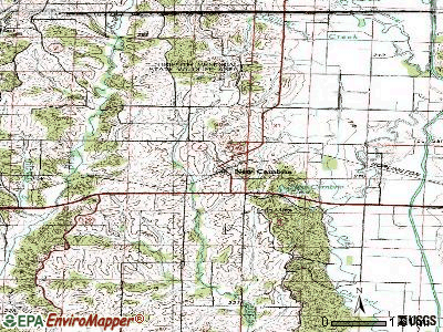 New Cambria topographic map