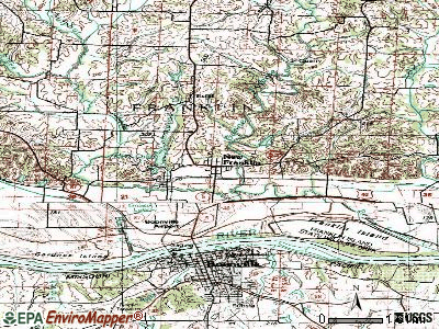 New Franklin topographic map