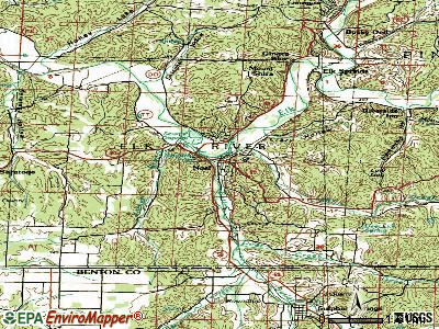 Noel topographic map