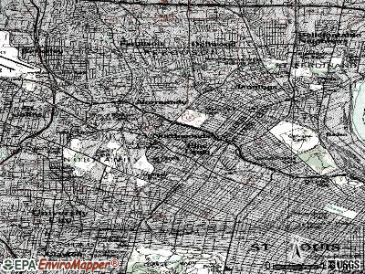 Northwoods topographic map