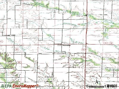 Novelty topographic map