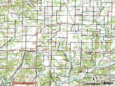 Highfill topographic map