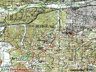 Park Hills topographic map