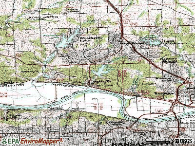 Parkville topographic map