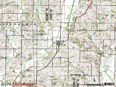 Parnell topographic map