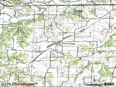 Pilot Grove topographic map