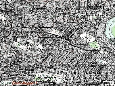 Pine Lawn topographic map