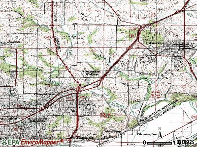 Pleasant Valley topographic map