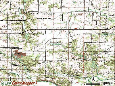 Rensselaer topographic map