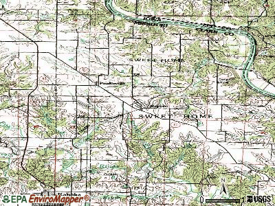 Revere topographic map