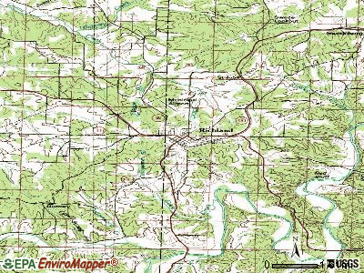 Richland topographic map