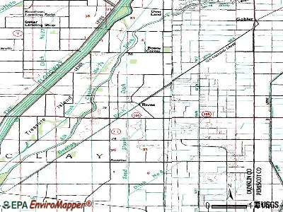 Rives topographic map