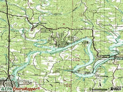 Rockaway Beach topographic map