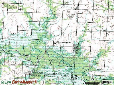 Rockville topographic map