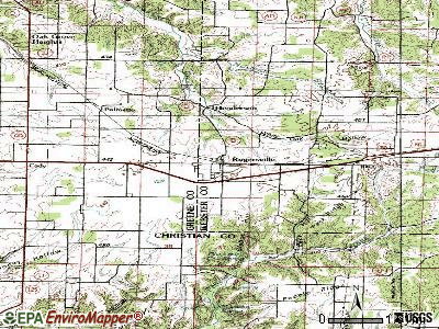 Rogersville topographic map