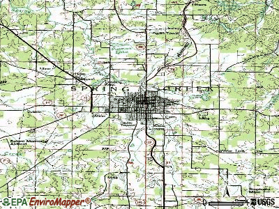 Salem topographic map